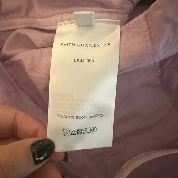 Faith Connexion Men's Purple Tie Dye Cargo Pants Size IT 52 US Size XL - Picture 12 of 16